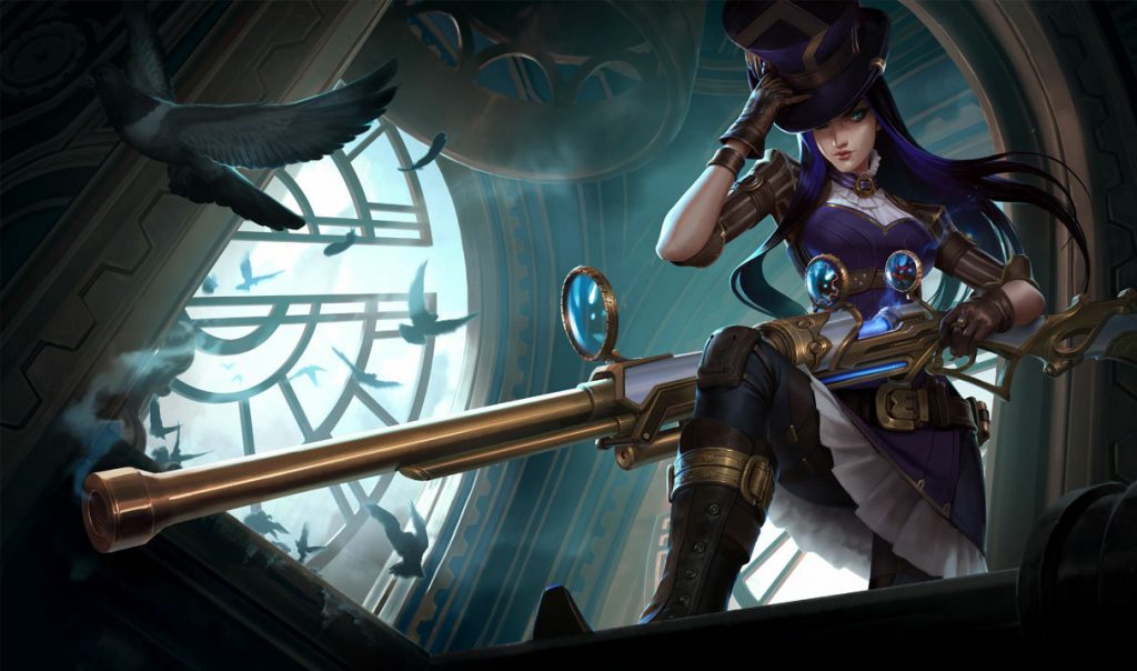 Caitlyn, campeã de League of Legends