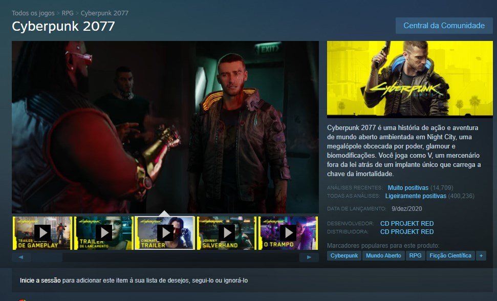 Cyberpunk 2077 - Steam