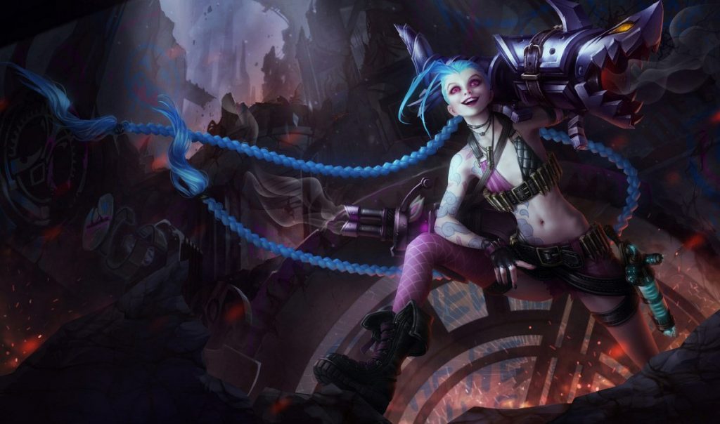 Jinx, campeã de League of Legends