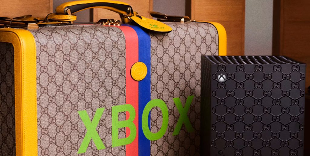 Xbox Series X de luxo da Gucci