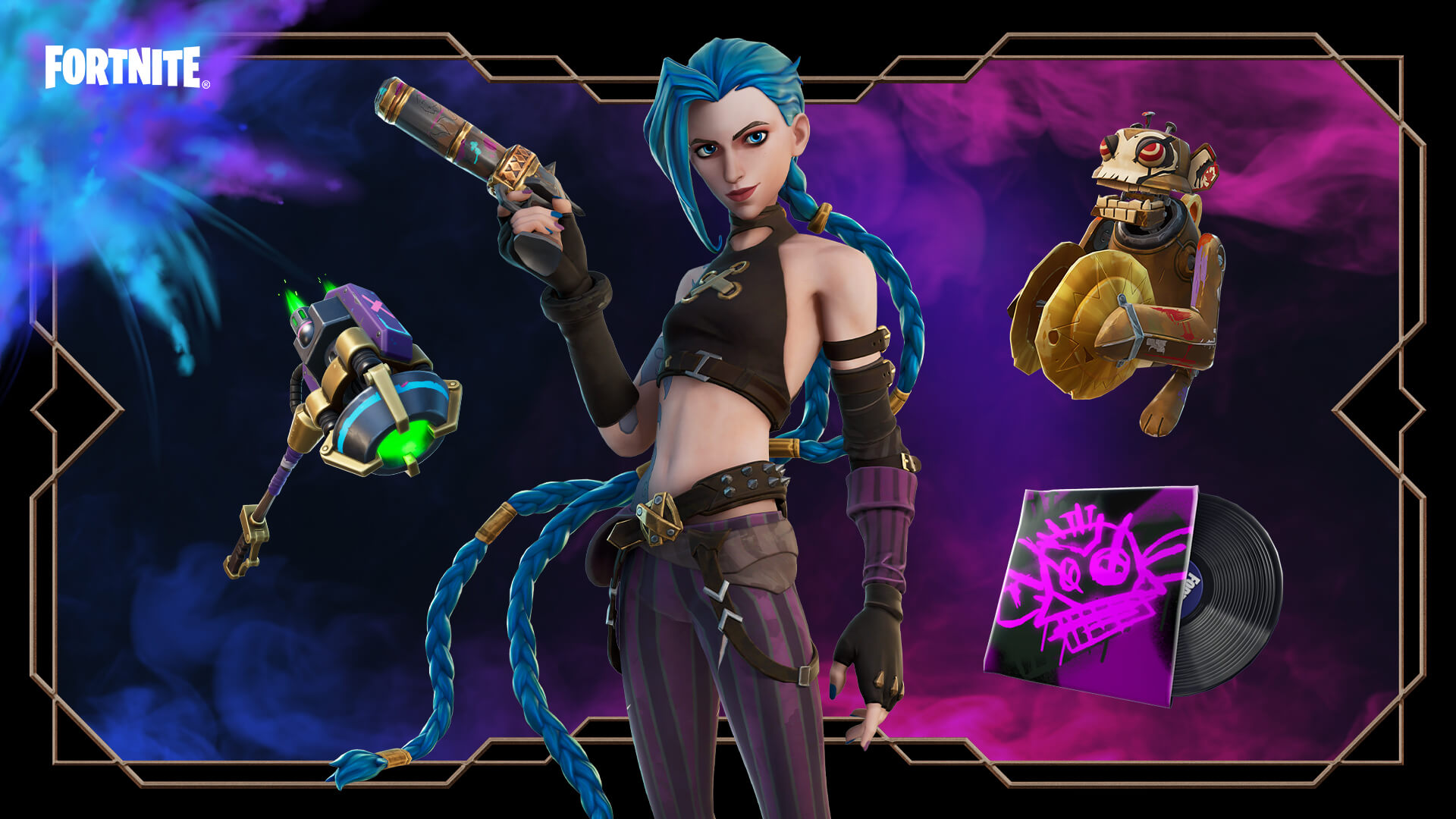 Pacote Jinx em Fortnite