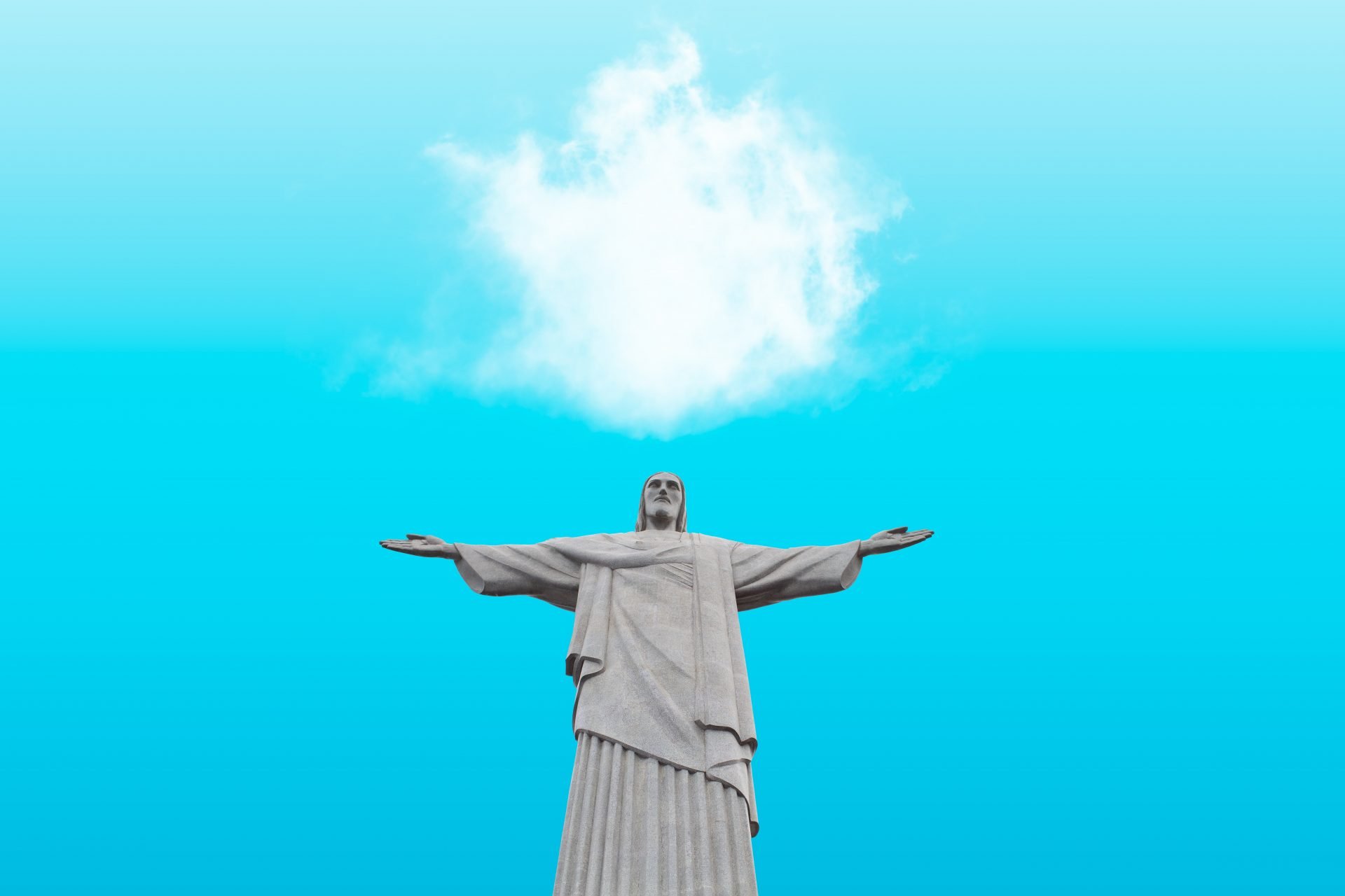 Cristo Redentor em realidade aumentada do Google