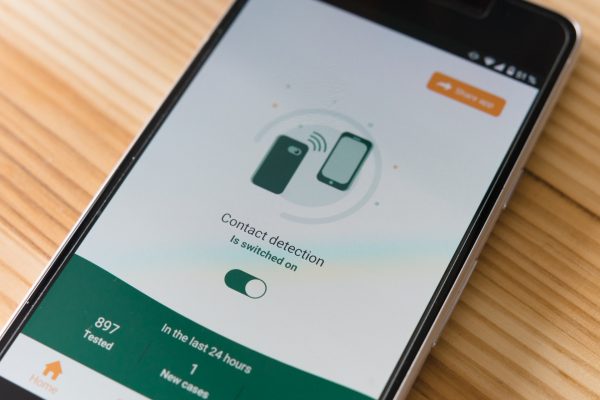 Contact tracing app