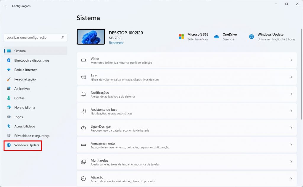 Como instalar atualização do Windows 11 que arruma SSDs - Passo 1