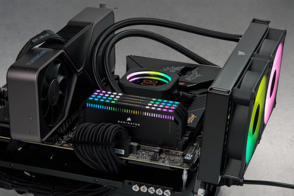 Novas memórias DDR5 da Corsair