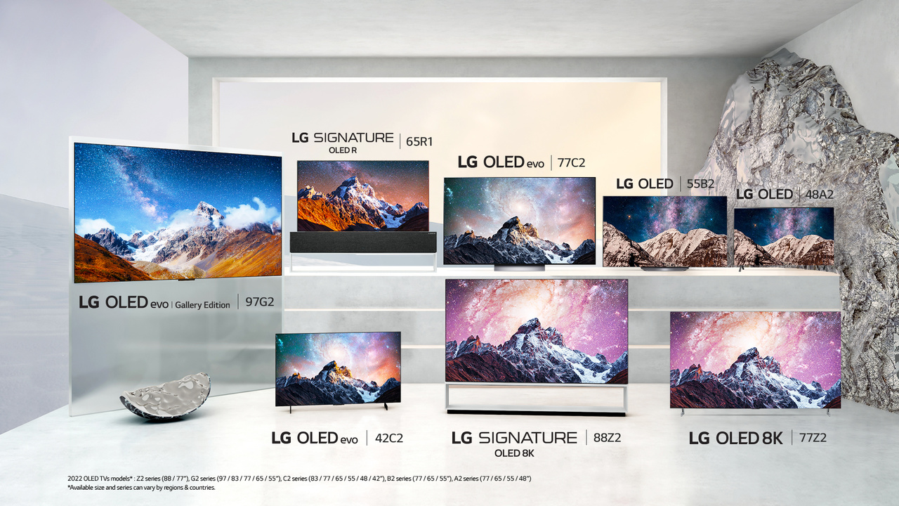 Novas TVs da LG Electronics