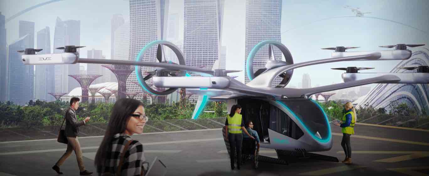 Eve, eVTOL carro voador da Embraer