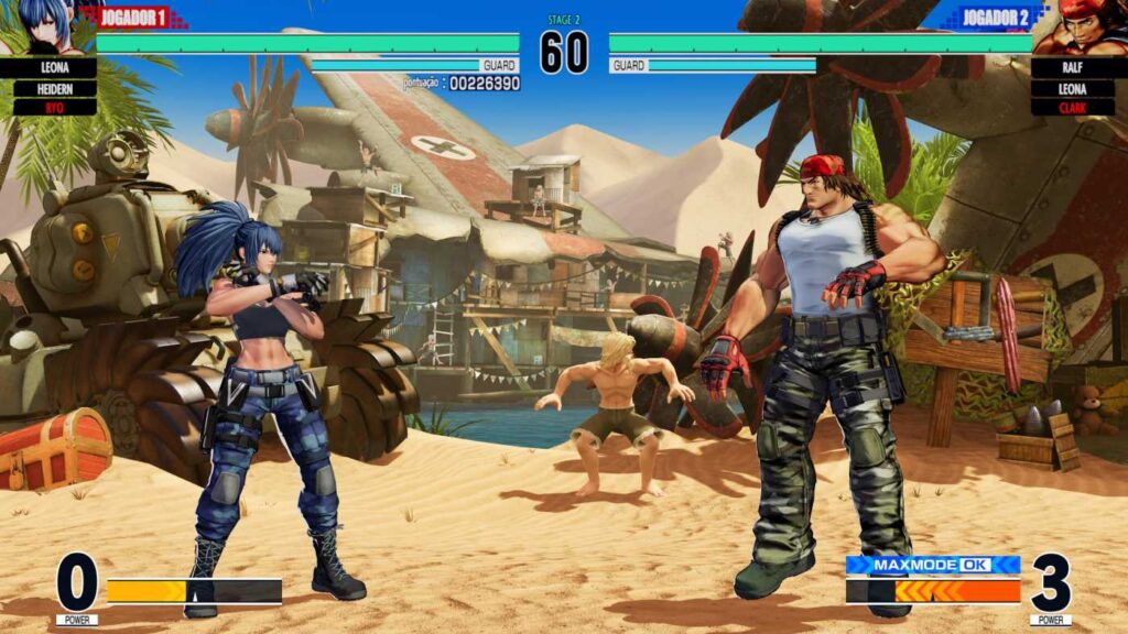 Barra Max Mode carregada - The King of Fighters XV