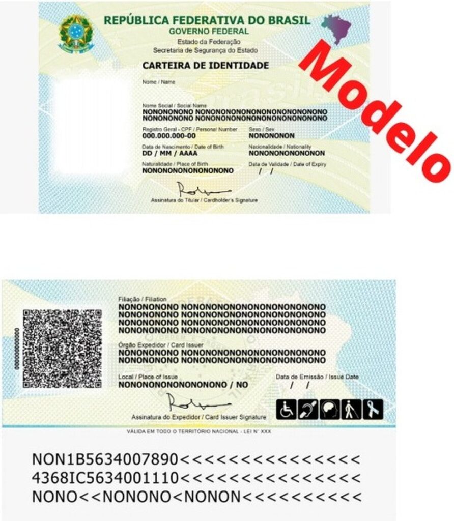 Nova carteira de identidade