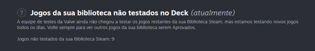 Steam Deck jogos elegíveis