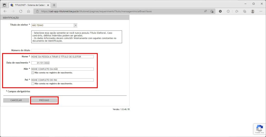 Como tirar o título de eleitor pela internet - Passo 5