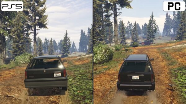 Comparação GTA V