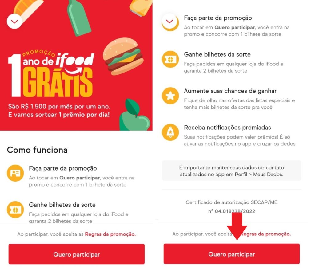 Promoção iFood