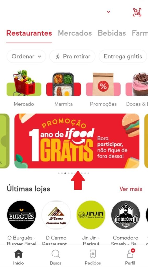 Promoção iFood