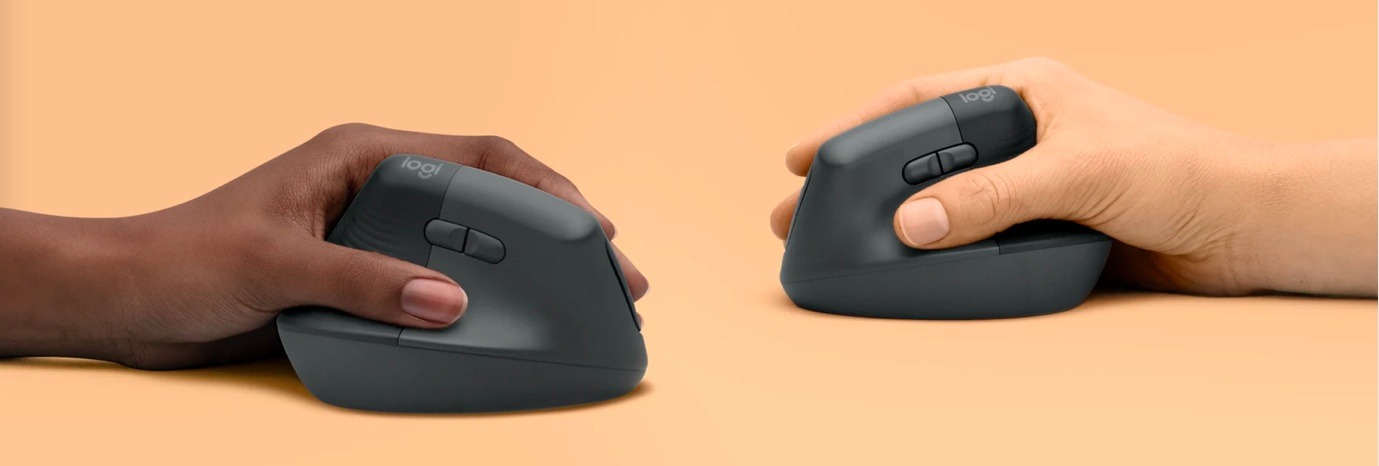 Mouse vertical sem fio Logitech Lift