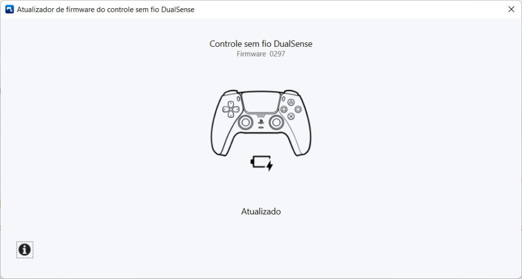 Como atualizar o firmware do DualSense pelo PC - Passo 2
