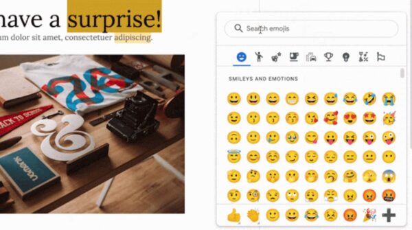 Emoji Google Docs