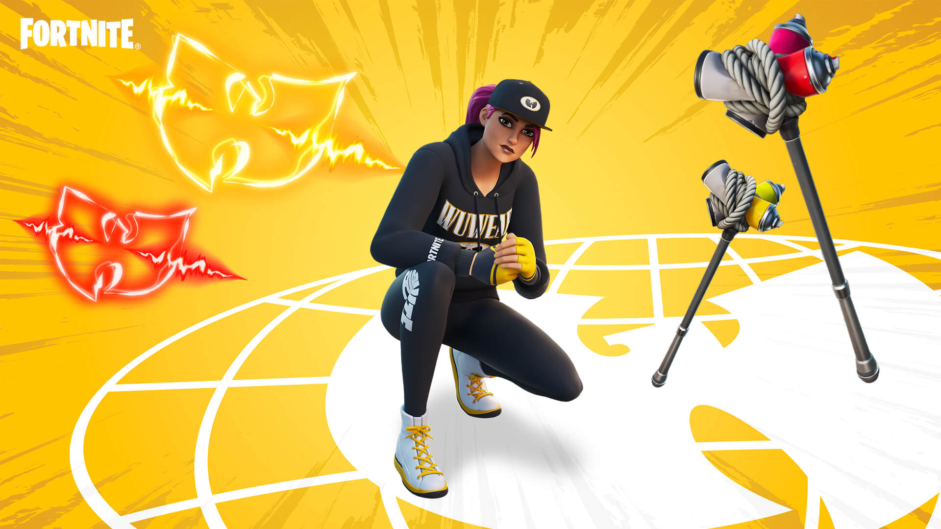 Traje E.S.T.E.L.A.R. do Wu-Tang Clan em Fortnite