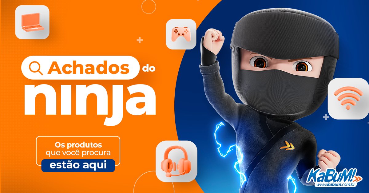 Achados do Ninja: veja nove ofertas imperdíveis do KaBuM!