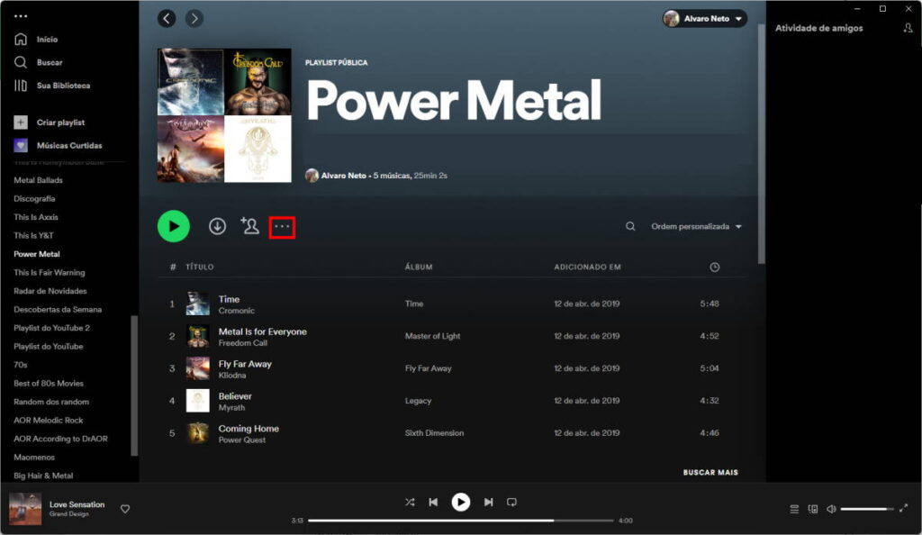 Como criar playlists parecidas no Spotify - Passo 2