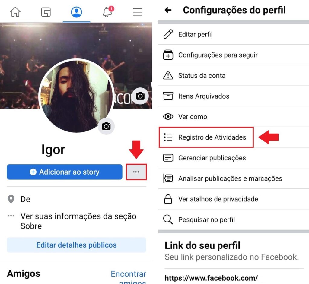 Como deletar todos os posts do Facebook de uma só vez - Passo 5