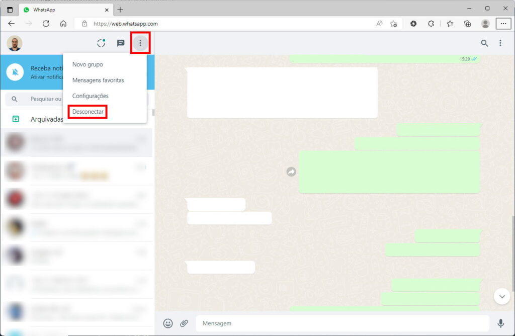 Como desconectar aparelhos do WhatsApp Web ou Desktop (PC)