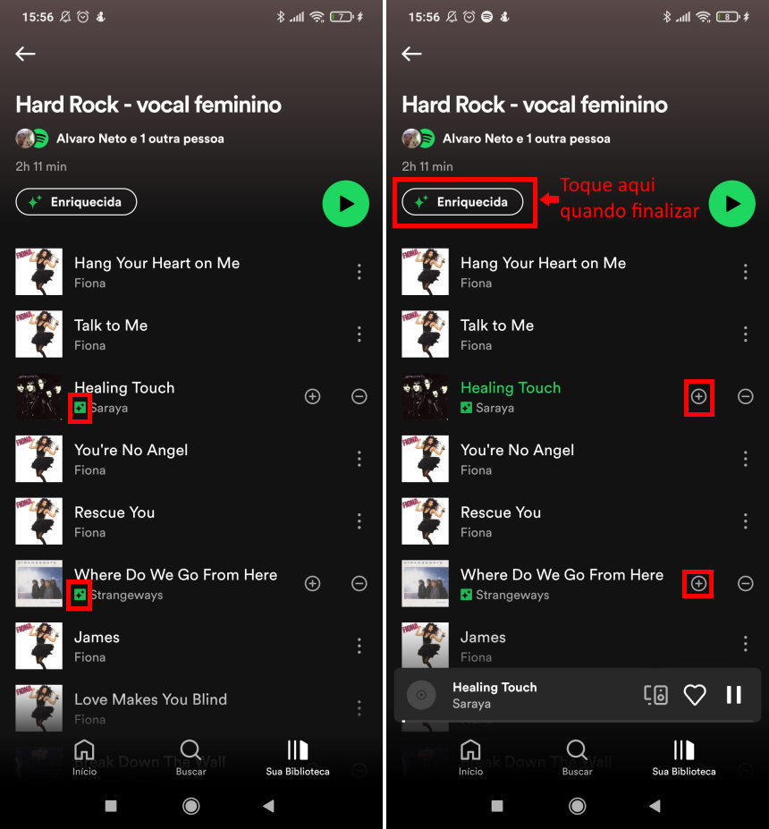 Como enriquecer playlists no Spotify - Passo 3