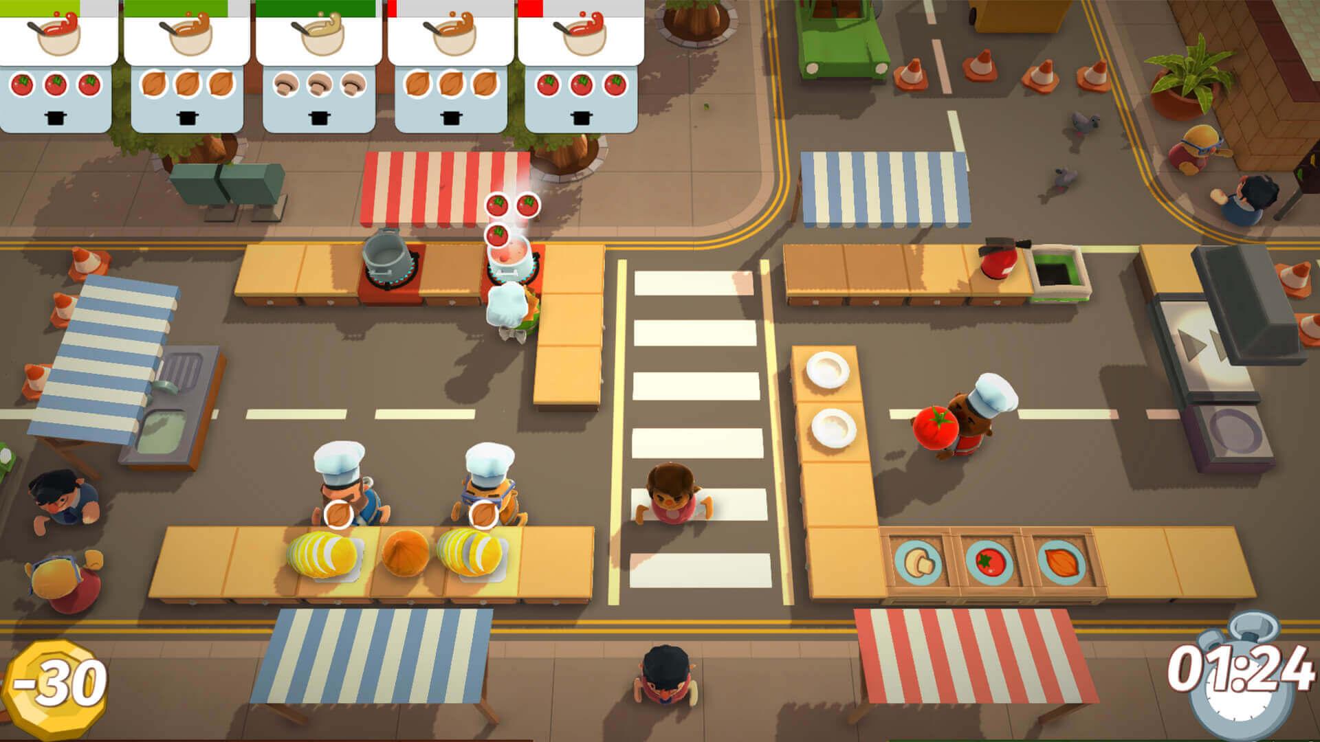 Overcooked é um dos jogos grátis do fim de semana