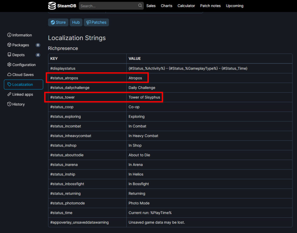 SteamDB - Oregon faz referências a Returnal