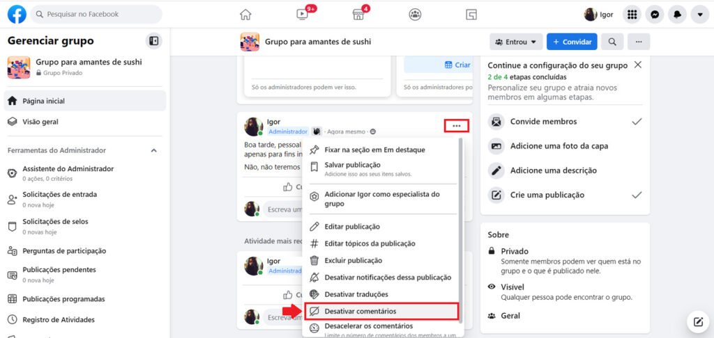 Tutorial Facebook 