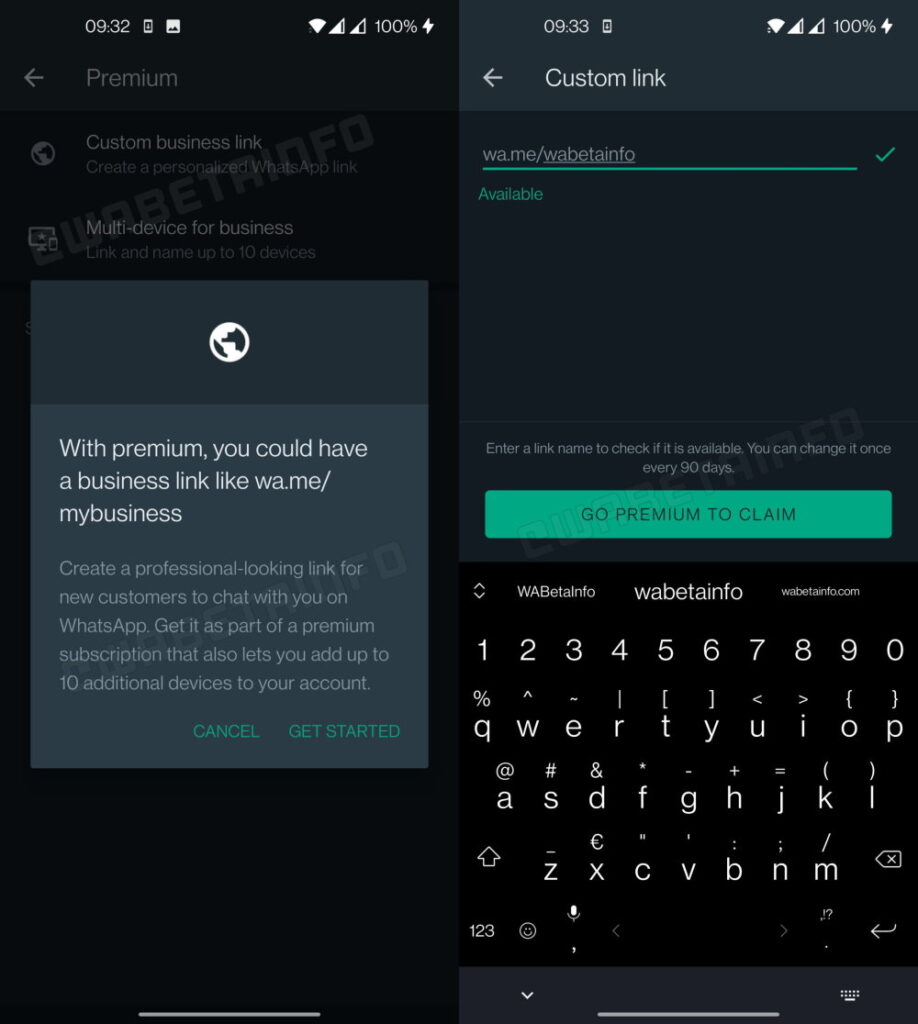 WhatsApp Business - links personalizados