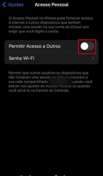 Como configurar um hotspot em um dispositivo iOS