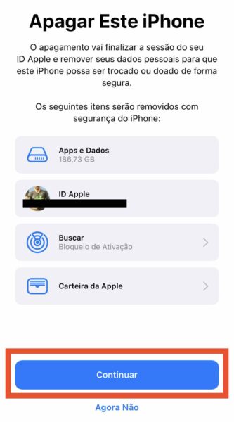 Como apagar tudo do iPhone