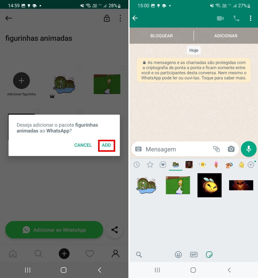 Como criar figurinhas animadas para o WhatsApp - Passo 7