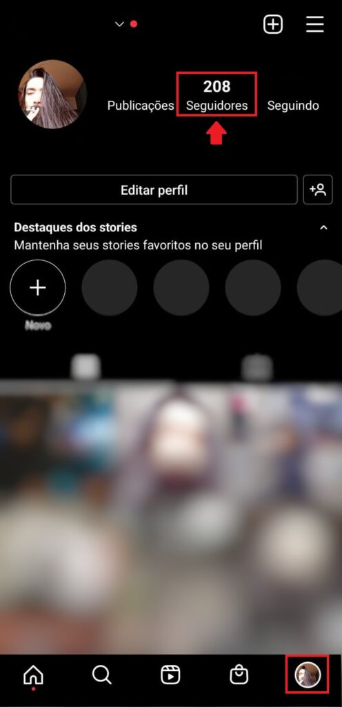 Como remover discretamente seguidores no Instagram - Passo 1