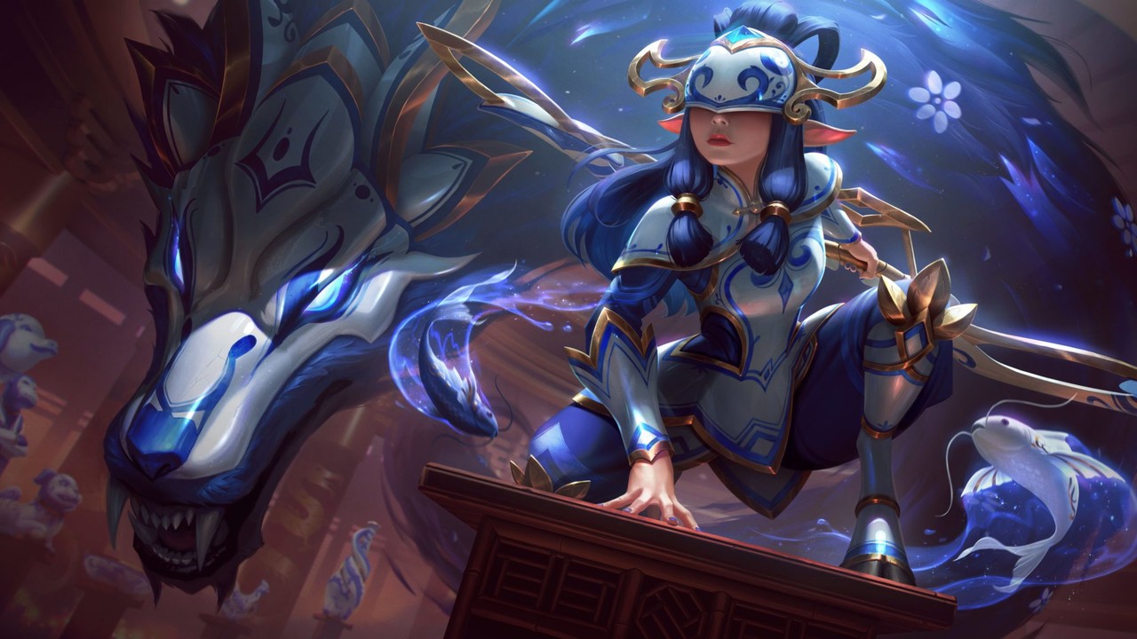 Kindred de Porcelana, skin do League of Legends