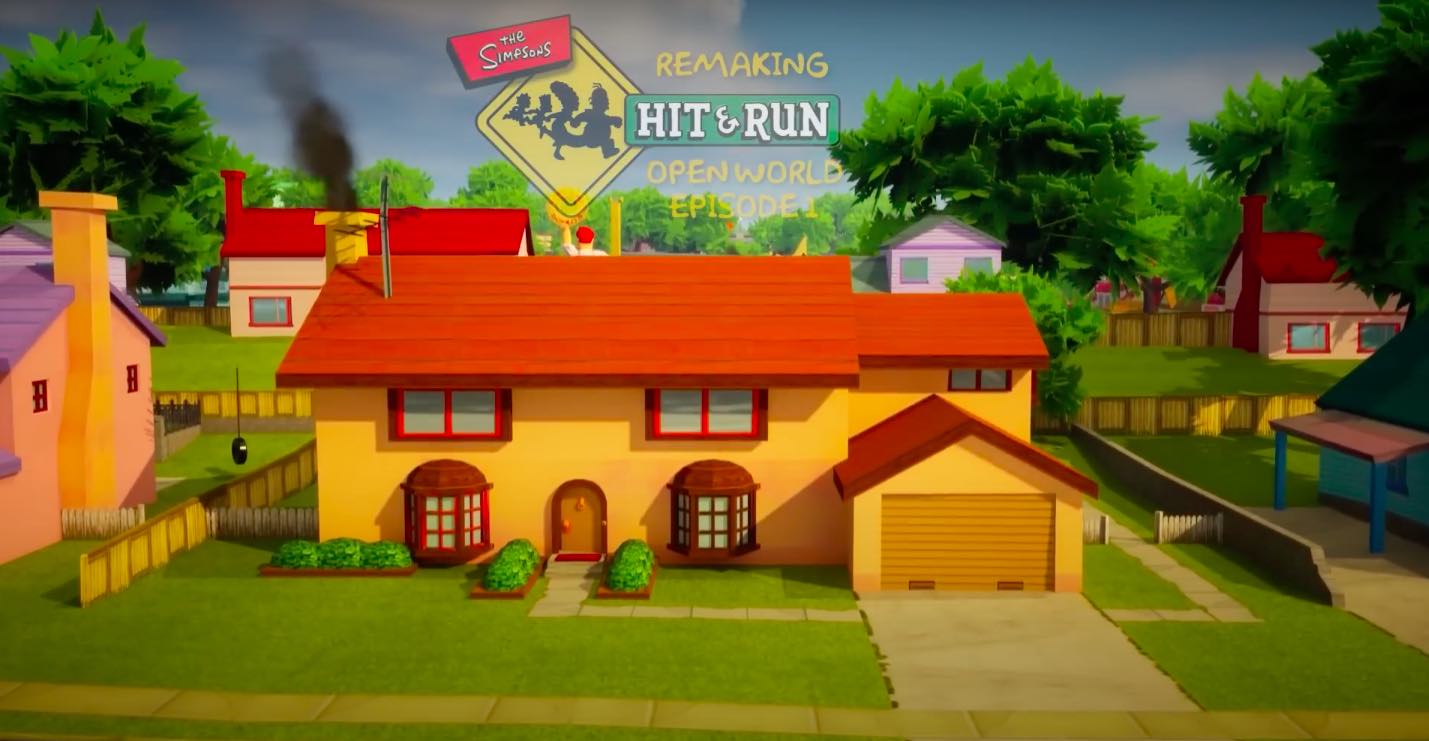 Remake dos Simpsons na Unreal Engine 5