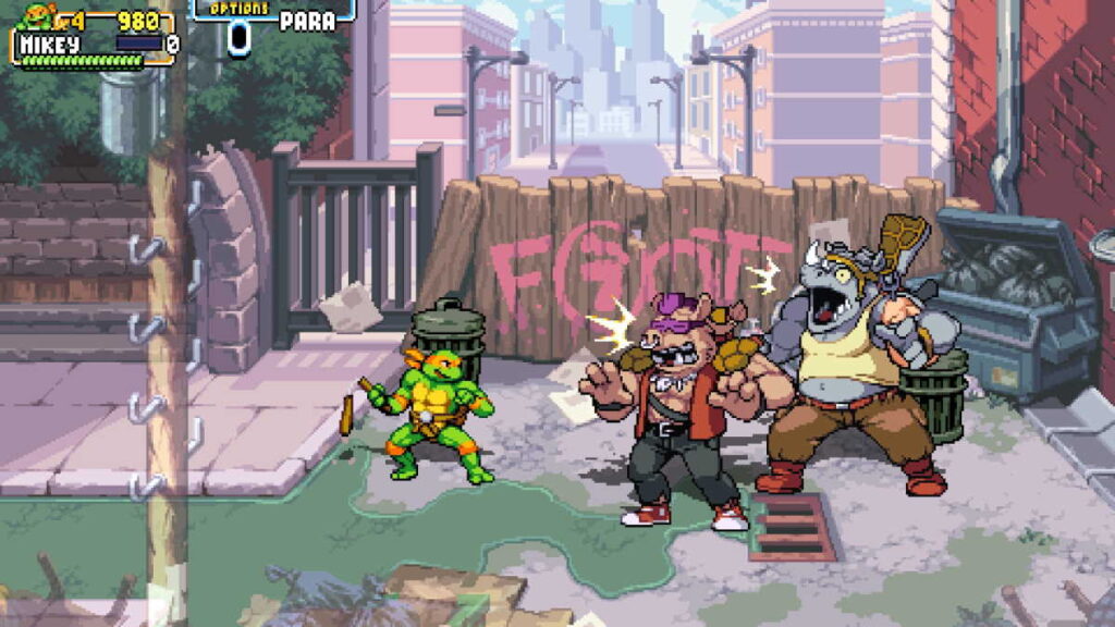 TMNT Shredders Revenge - Bebop e Rocksteady