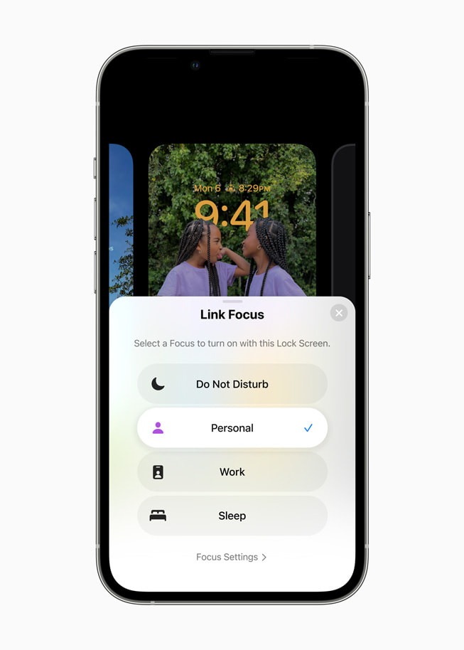iOS 16 - Foco na tela de bloqueio