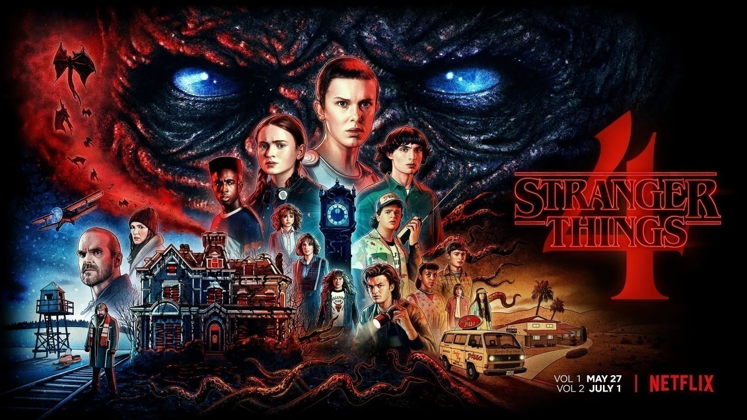 Cartaz da quarta temporada de Stranger Things