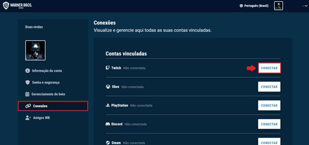 Como ganhar acesso antecipado ao open beta de MultiVersus - Passo 6