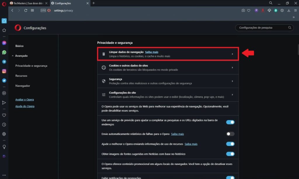 Como limpar o cache de seu navegador no PC - Passo 23