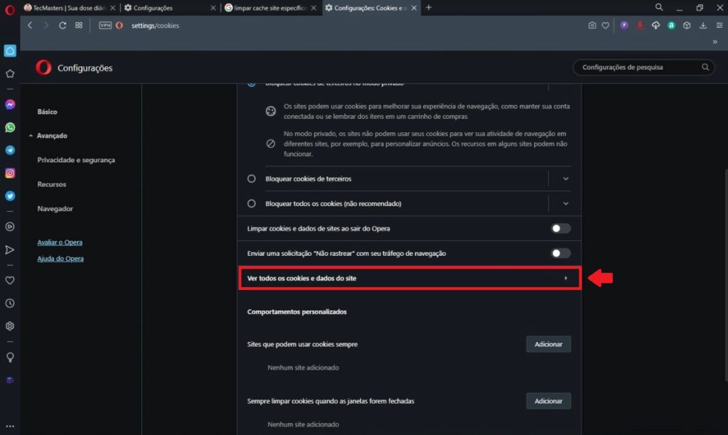 Como limpar o cache de seu navegador no PC - Passo 26