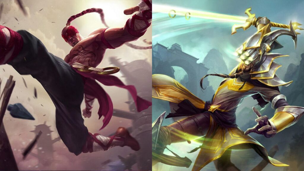 Lee Sin e Master Yi - League of Legends