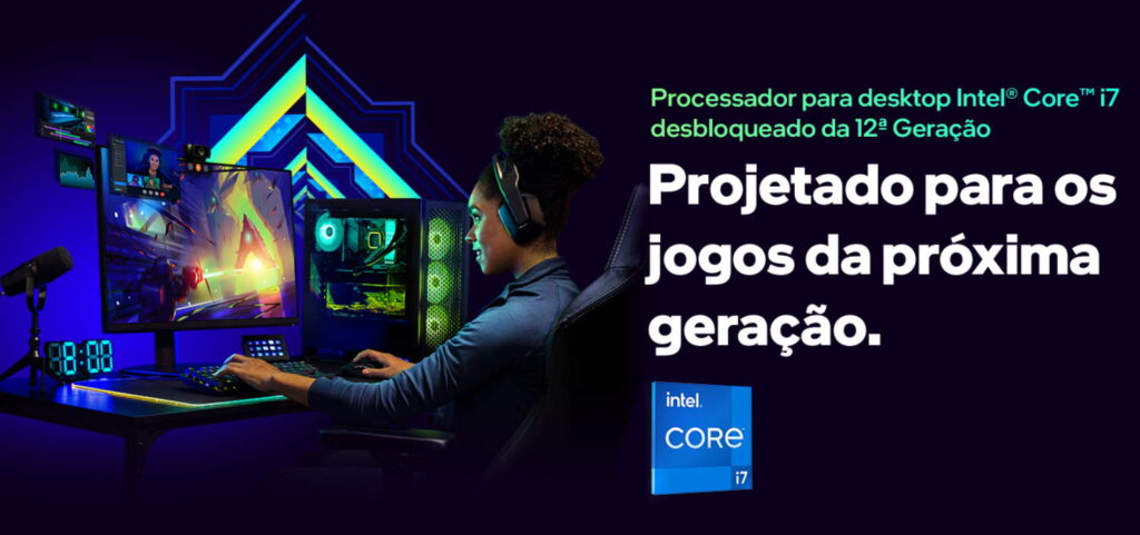 Processador Intel da 12º geração para jogos