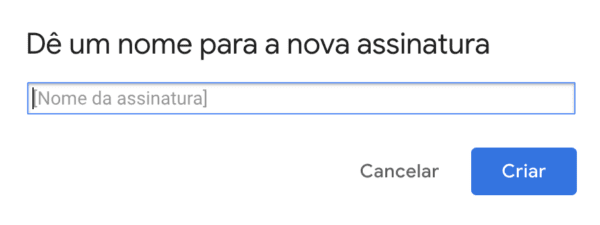 Passo a passo para configurar assinatura de e-mail no Gmail