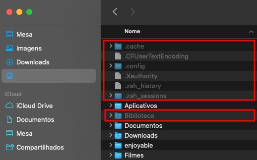 Passo a passo para ver arquivos e pastas ocultas no macOS