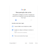 Aprenda como recuperar sua conta Google