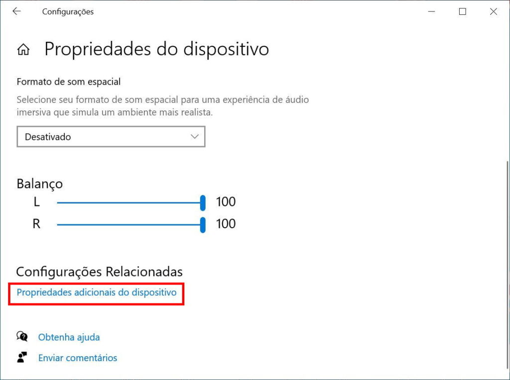 Como corrigir o problema de audio do Windows 10 - Passo 3