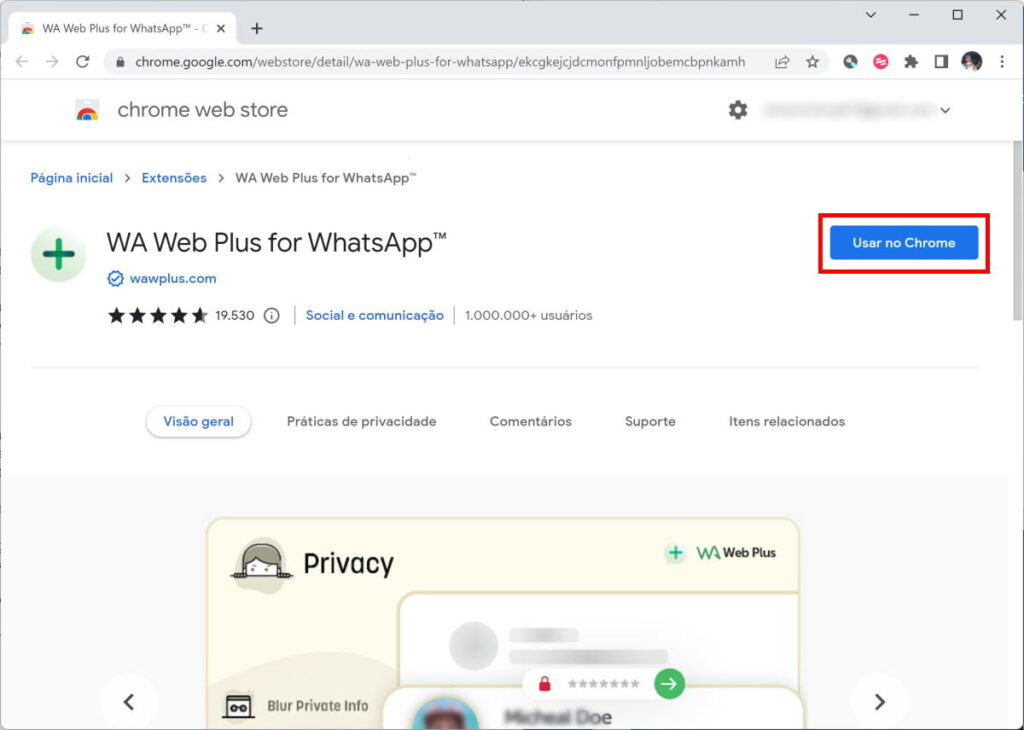 Como recuperar mensagens apagadas no WhatsApp Web - Passo 1